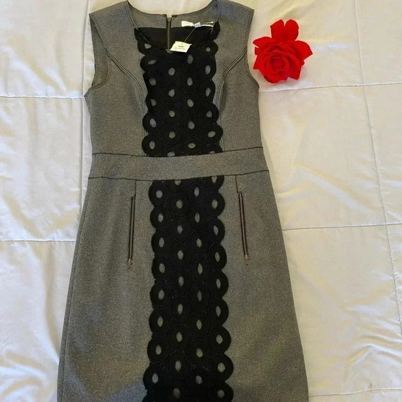 Tracy Reese lace front shift dress - Picture 2 of 6